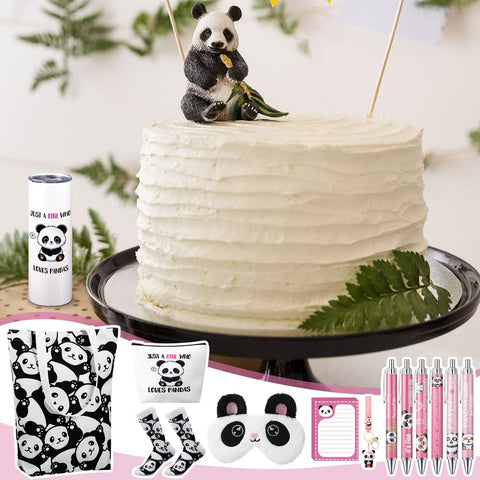 Wonderjune panda pens with varied designs for writing fun.