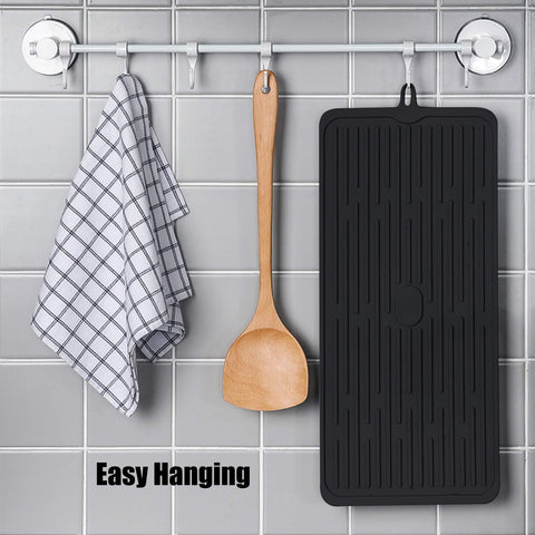 Wonlex foldable drying mat saves cupboard space
