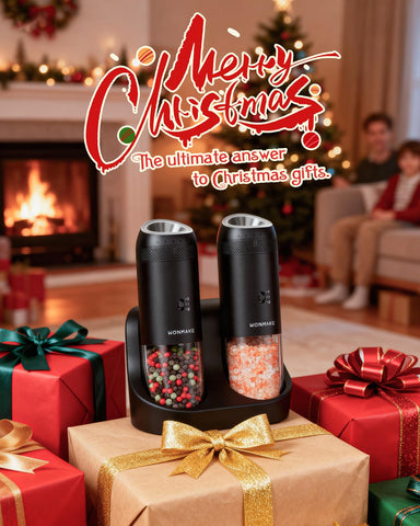 WONMAKE dual charging base powers both grinders for convenient daily use.