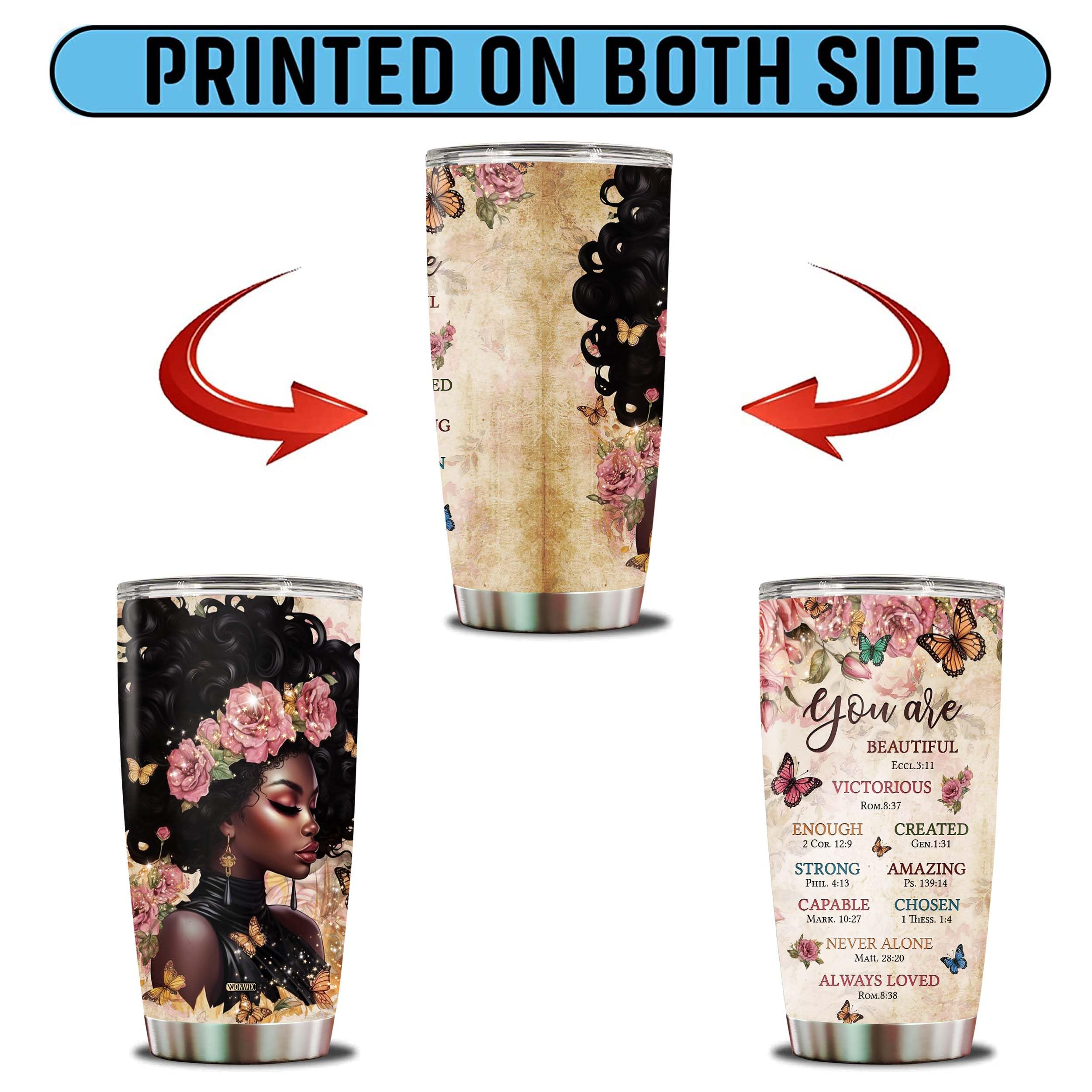 WONWIX tumbler fits most cup holders, ideal for home, office, and travel