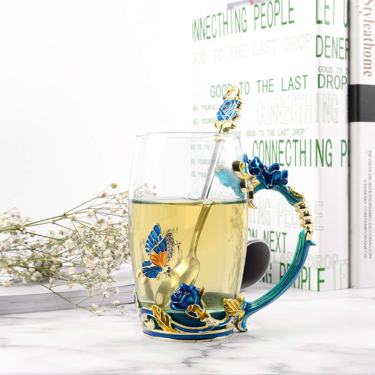 WOBOX heat-resistant glass mug suitable for hot and cold beverages