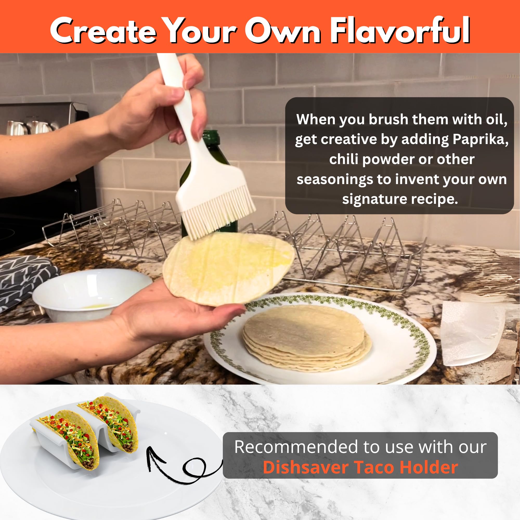 Woobud taco shell mold ideal for home kitchen taco making