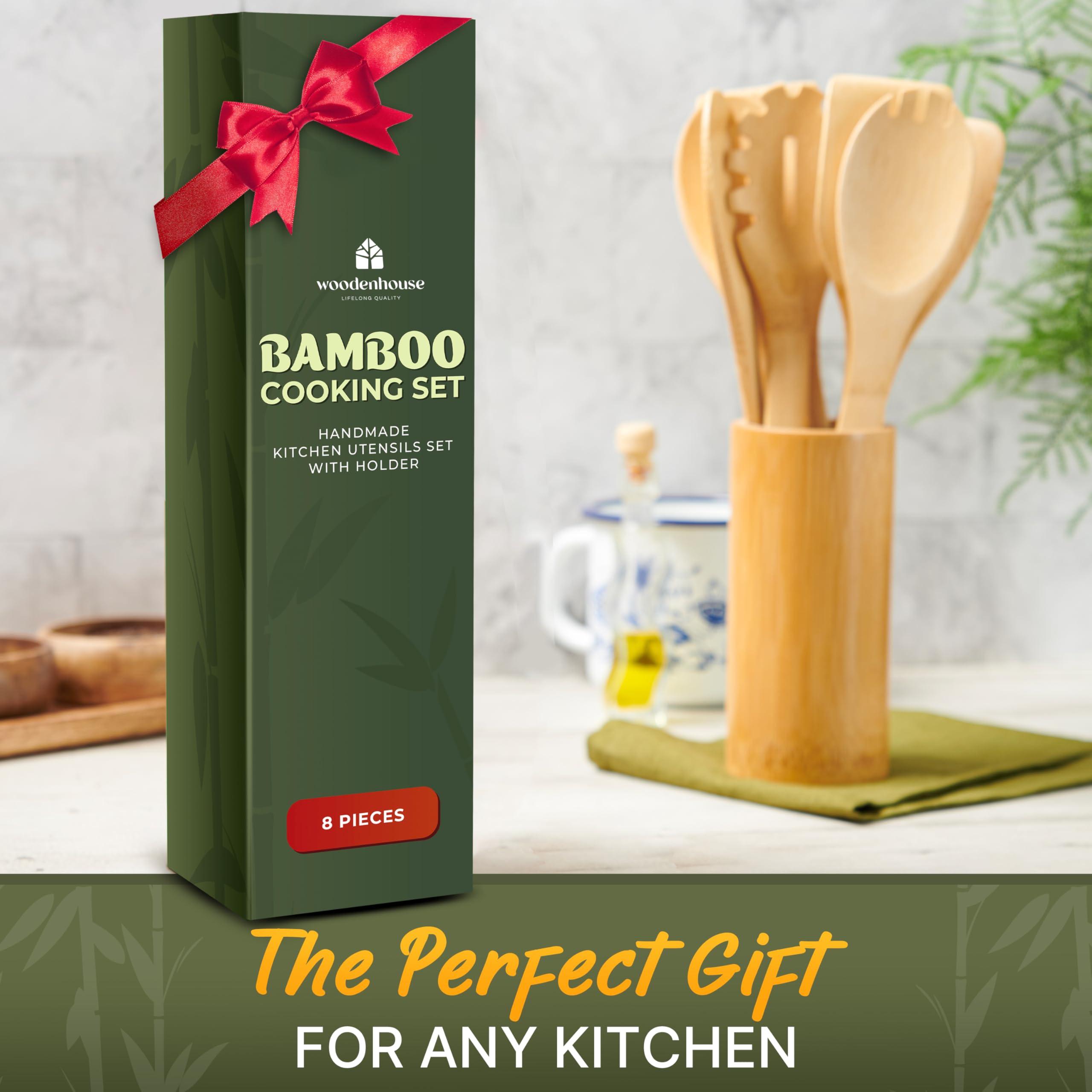 WoodenHouse salad fork, great for tossing greens at table.