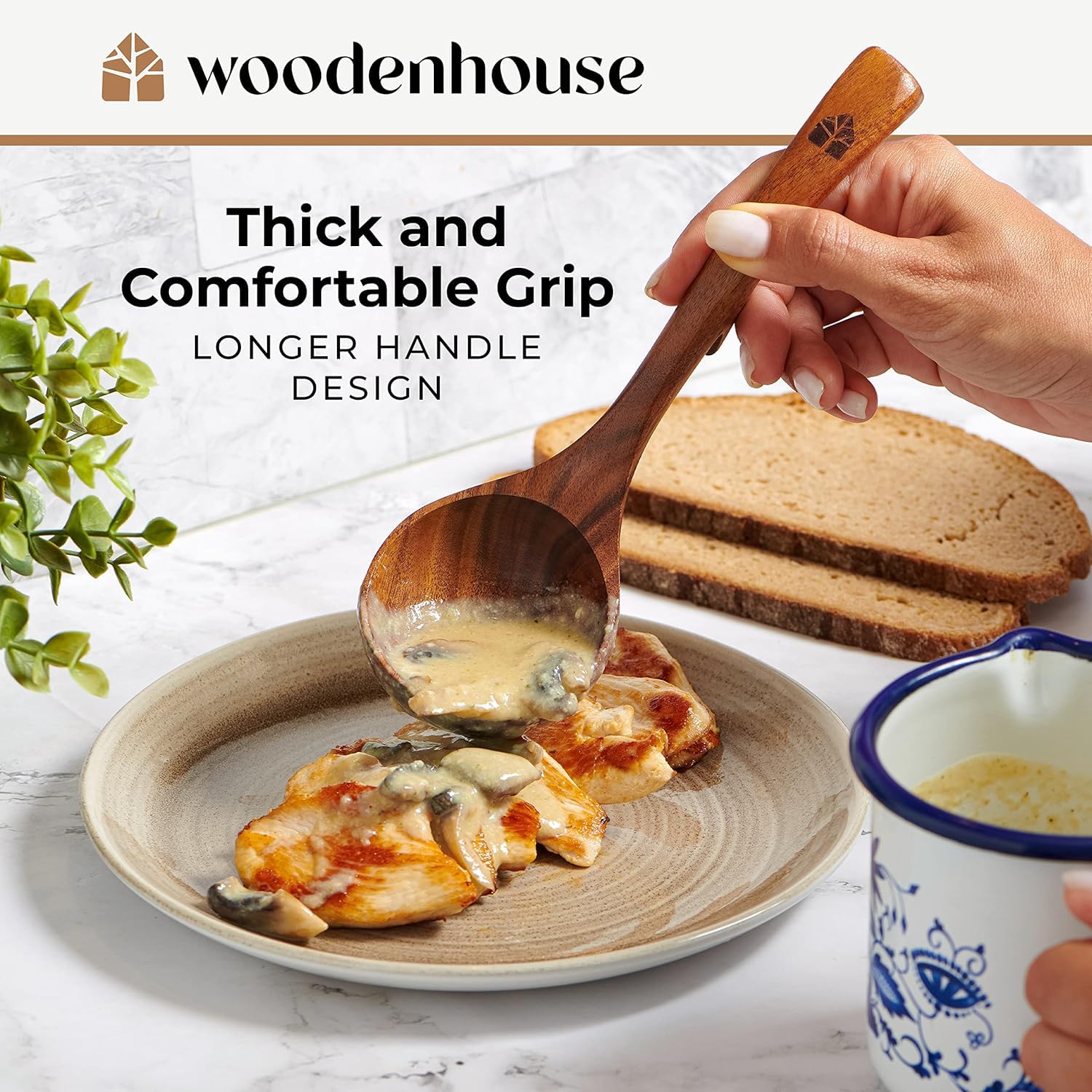 Woodenhouse eco-friendly kitchen tools reduce plastic waste.