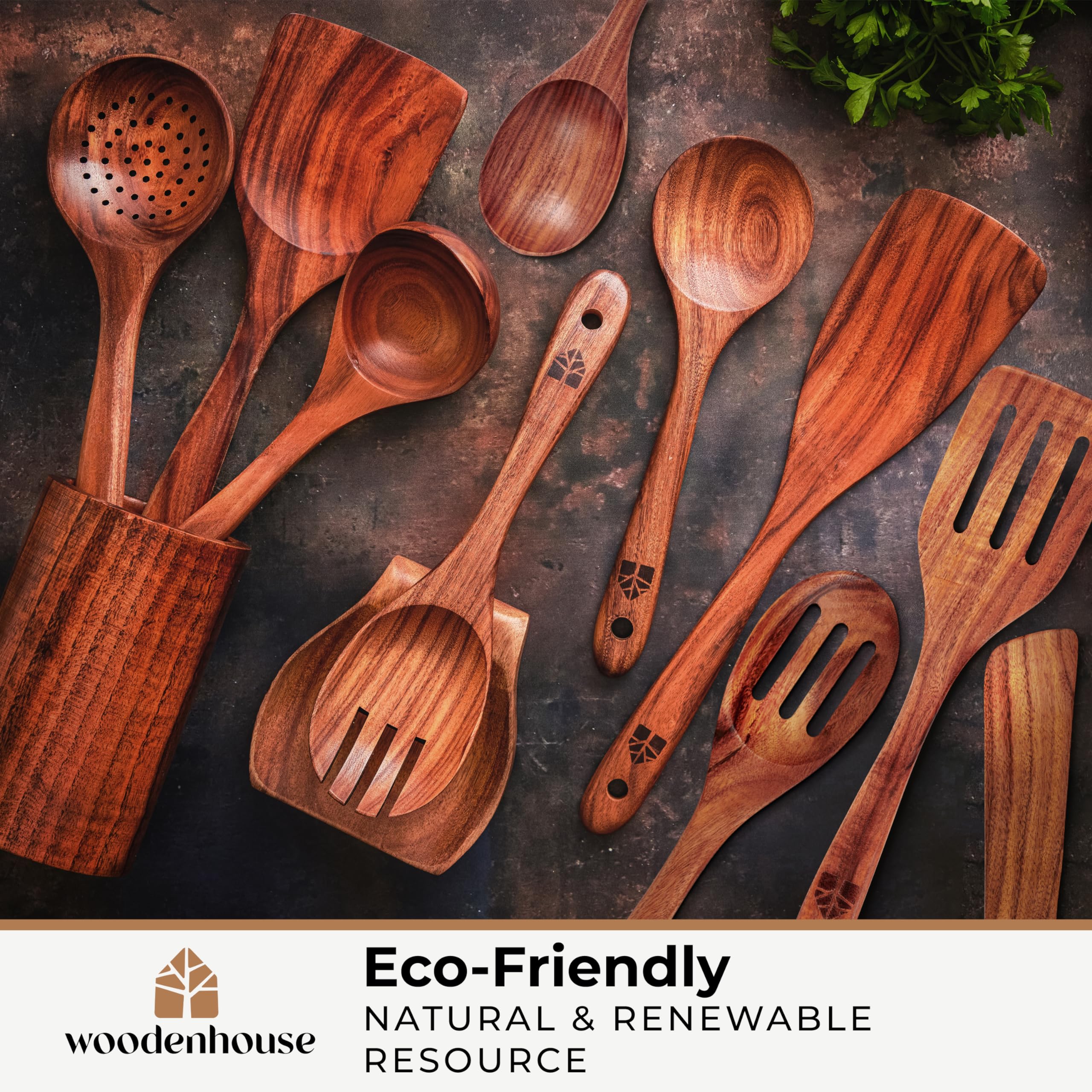 Woodenhouse gift-ready packaging signals a thoughtful kitchen gift option.