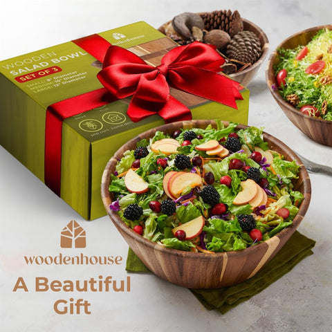 Woodenhouse gift-worthy bowls ideal for housewarmings and holidays.