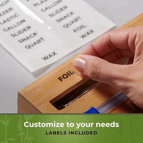 Woodenhouse labels included for easy bag identification at a glance.