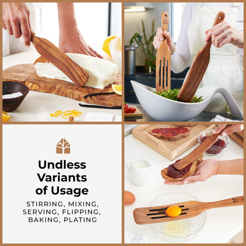 Hand wash care scene for Woodenhouse spurtles, illustrating easy maintenance.