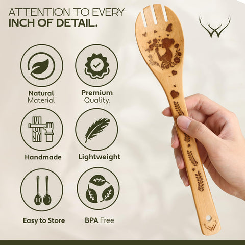 Woodlands USA heat-resistant utensils safe on nonstick cookware