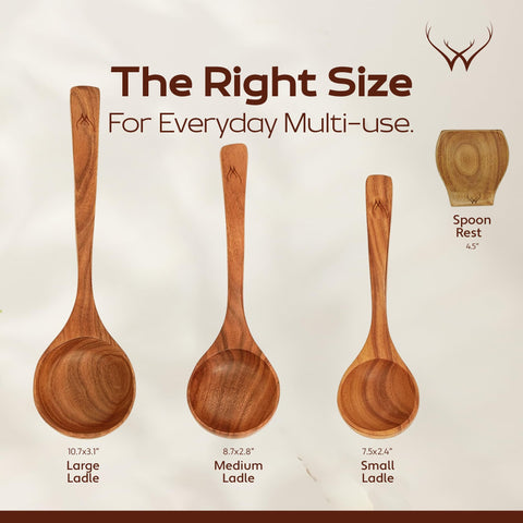 Woodlands USA spoon rest keeps counters clean after cooking sessions.