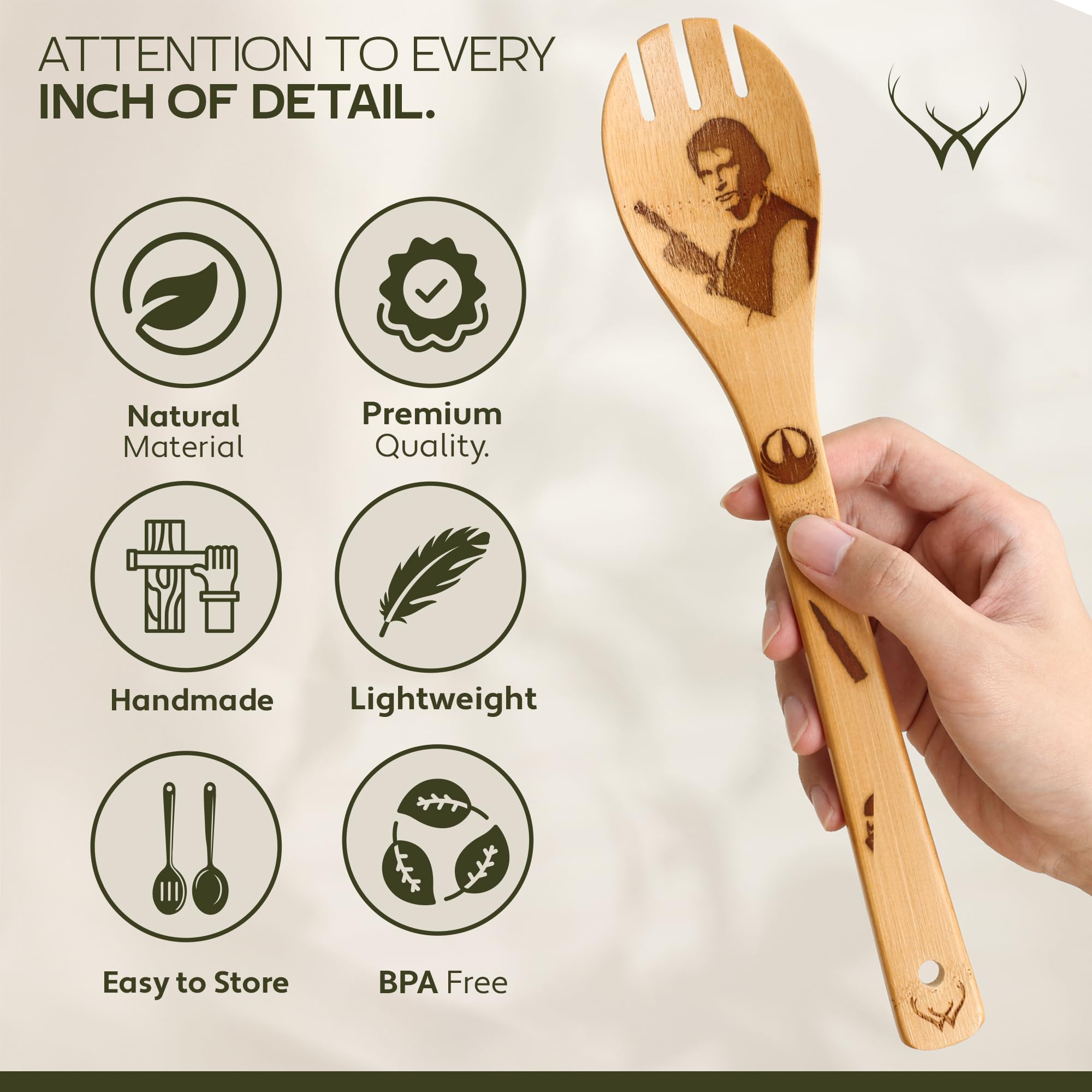 Woodlands USA Star Warz heat-resistant utensils ideal for stir-fries