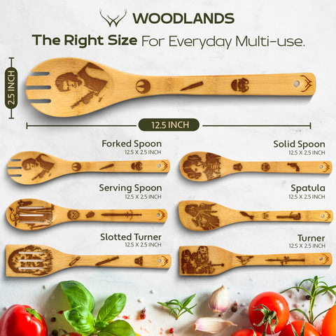 Woodlands USA Star Warz nonstick-safe design protects cookware surfaces