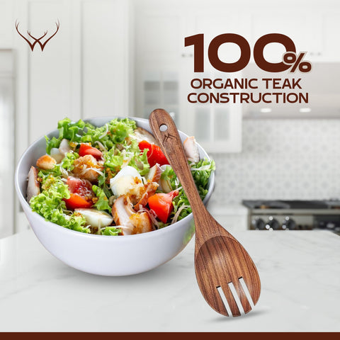 Woodlands USA utensil holder keeps tools organized on the counter