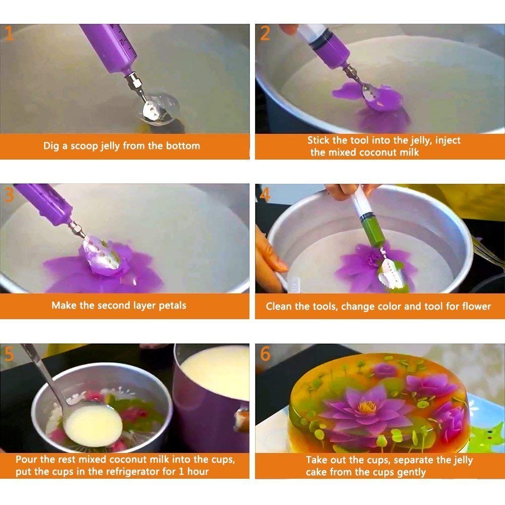 Woohome colorful jelly cake decorations inspire imaginative desserts.