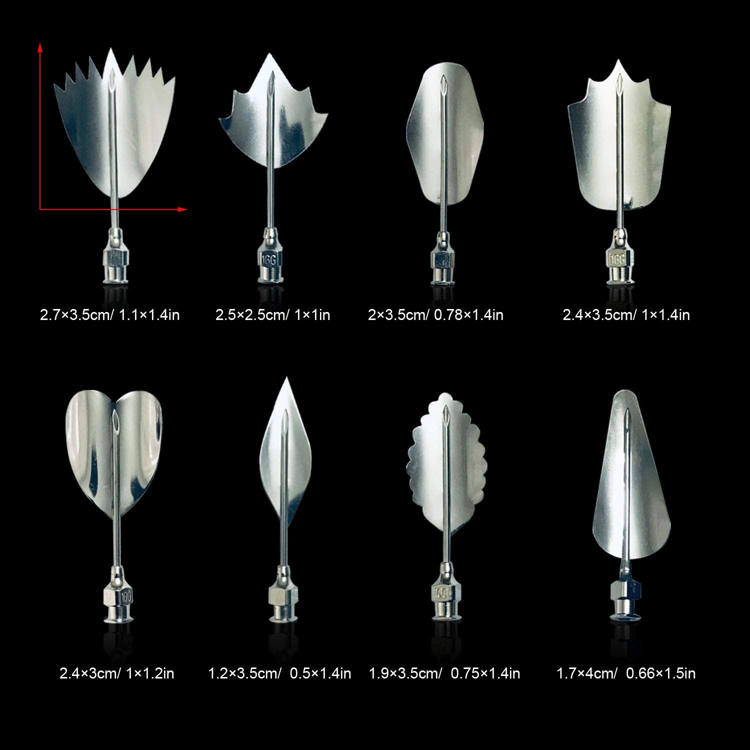 Woohome 10ml syringe nozzles for precise jelly piping.