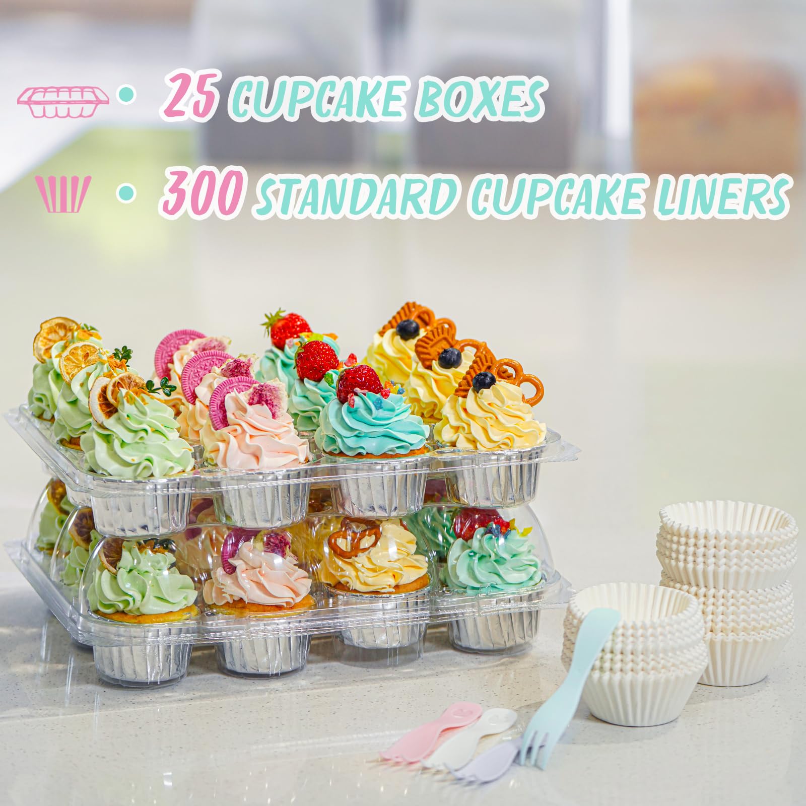 Wookgreat 12-compartment transparent container showing product display