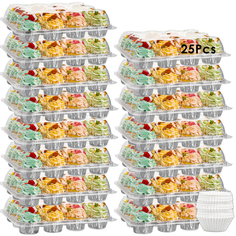 Wookgreat cupcake carrier with 12 compartments for secure transport