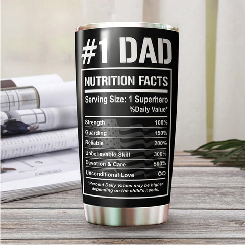 WOOKOO Dad Tumbler keeps hot coffee warm during morning commute.