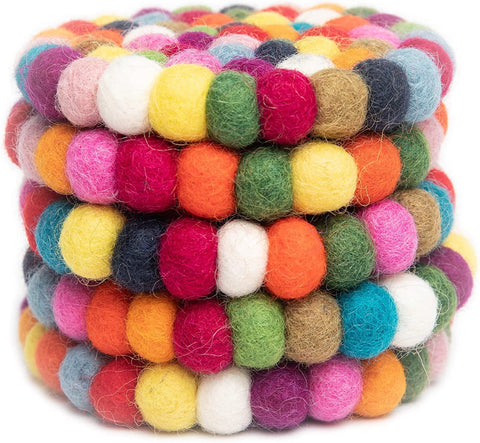 Woolygon protects tabletops with a durable moisture barrier for hot or cold drinks.
