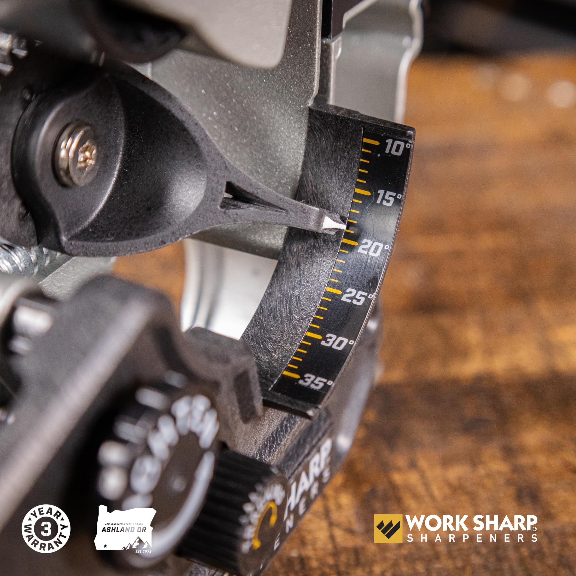 Optional high-density cotton belt for power-stropping on the Work Sharp system.