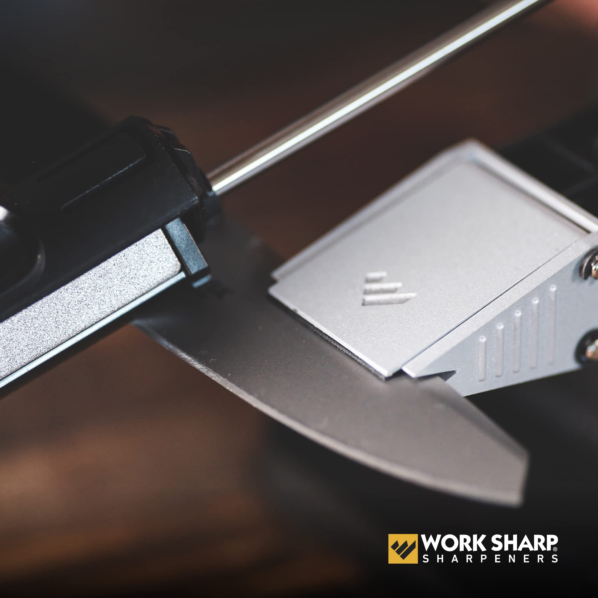 Work Sharp portable sharpener ideal for pocket knives and on-the-go use.