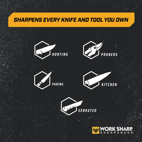 Work Sharp EDC Pivot Plus fishhook groove enables sharpening hooks.