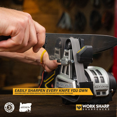 Work Sharp Ken Onion assembly view highlighting compact design and easy setup.