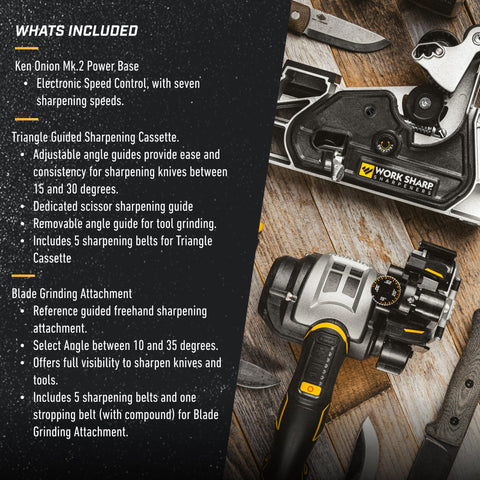 Work Sharp Ken Onion Elite Mk2 3-year warranty reflects long-term quality