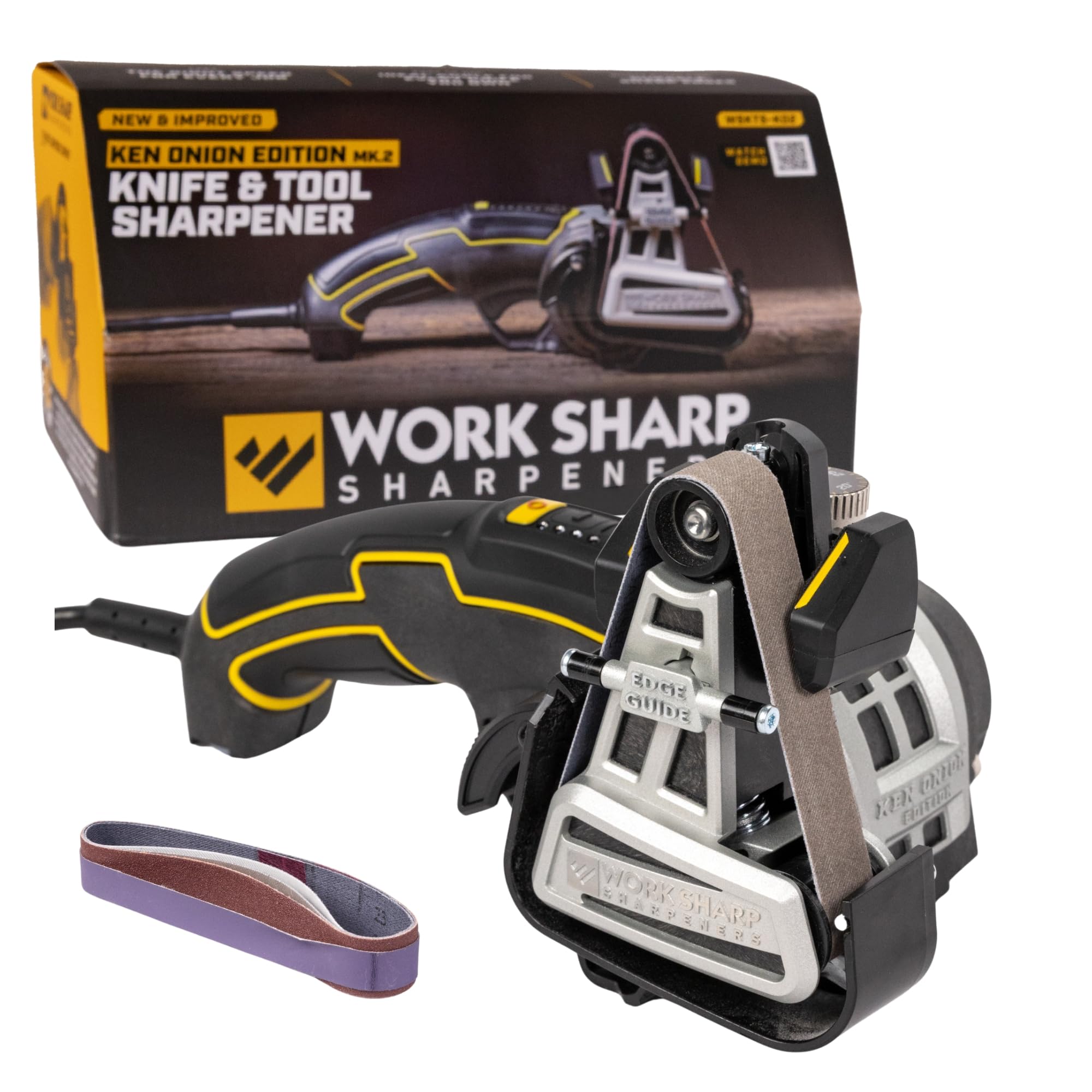 Work Sharp Ken Onion knife sharpener exterior view showing durable construction for long-term sharpening.