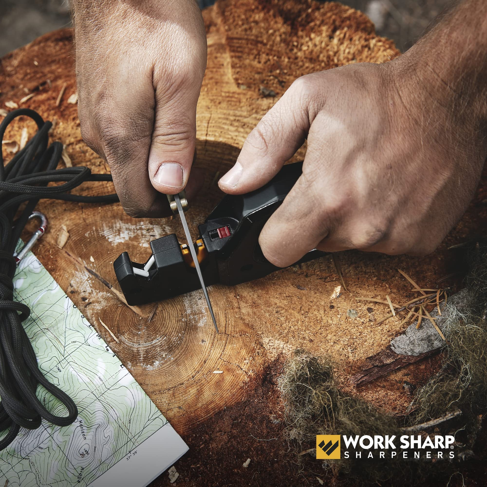 Black, compact design of Pivot Pro fits neatly into small workspaces.
