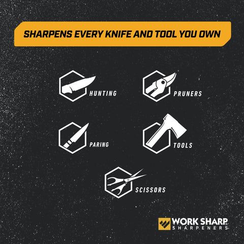 Ceramic hone on the Pivot Pro quick-re-sharpens diverse blade steels.