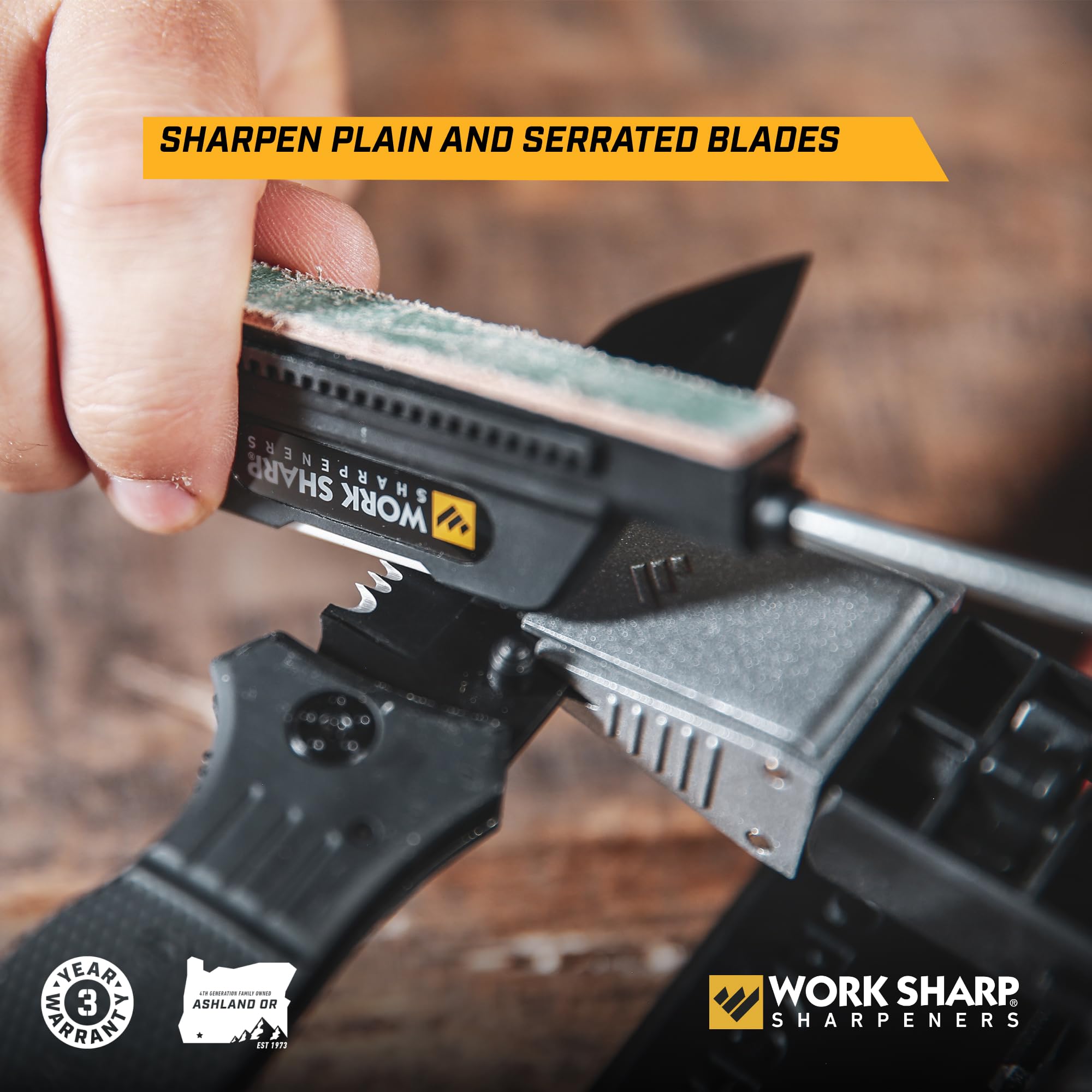 Work Sharp ideal for hunting and kitchen blades with versatile grit options