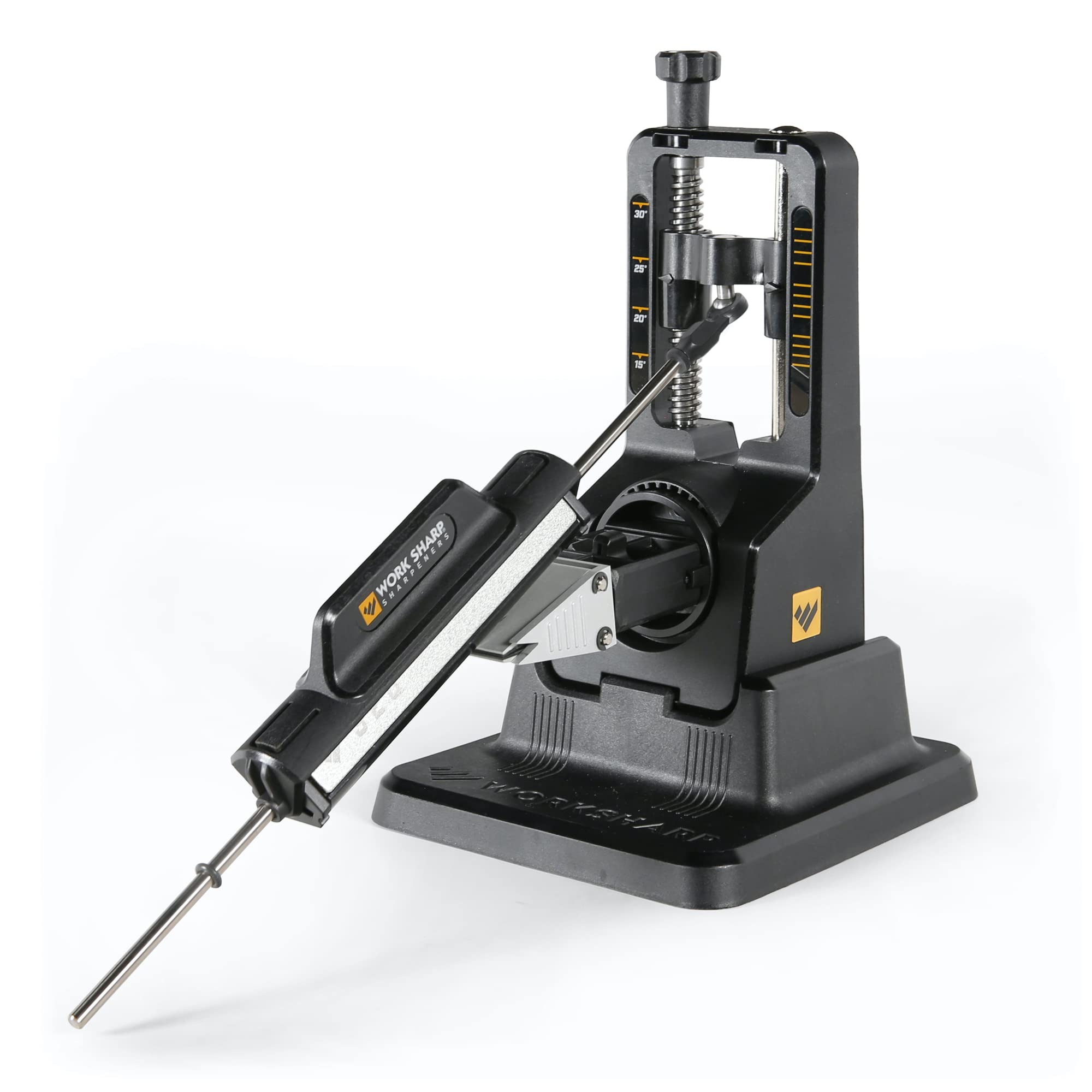 Work Sharp precision-adjust knife sharpener with angle guide for precise edge creation.