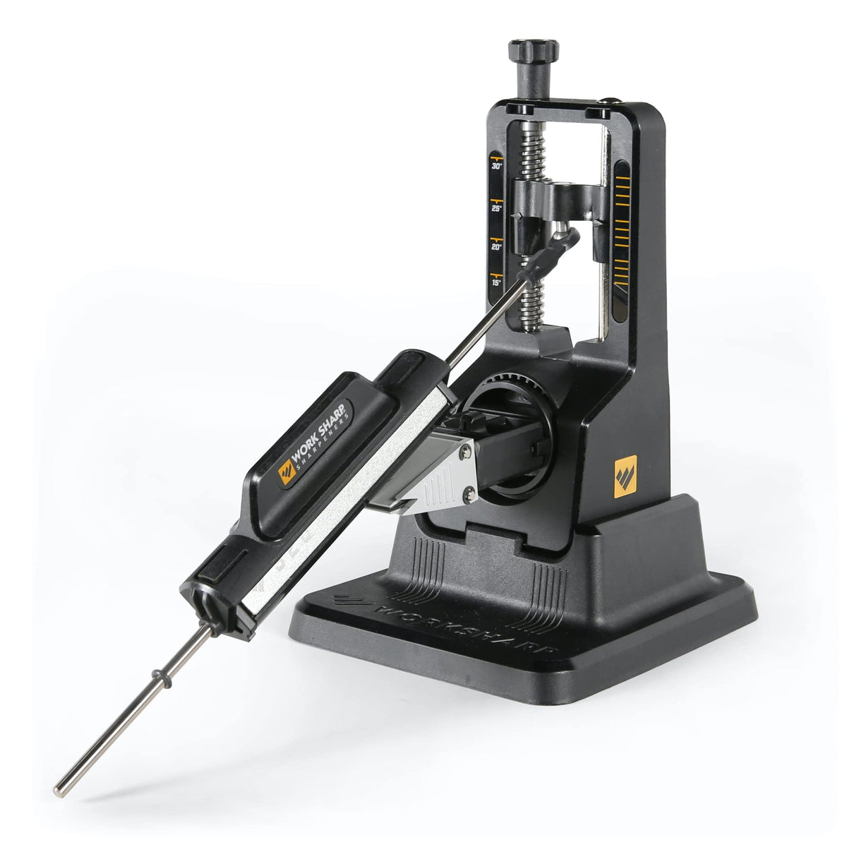 Work Sharp precision-adjust knife sharpener with angle guide for precise edge creation.