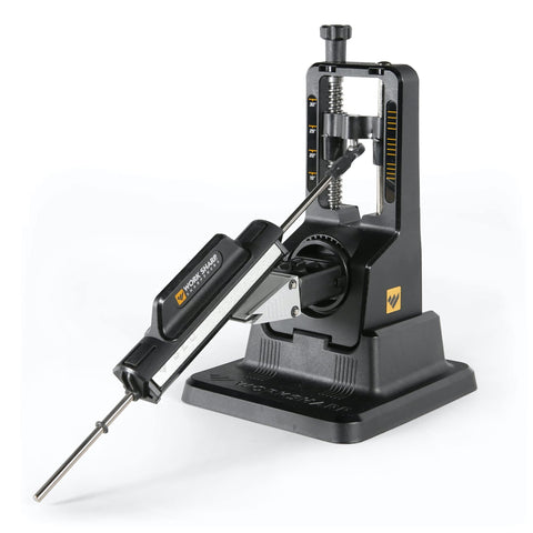 Work Sharp precision-adjust knife sharpener with angle guide for precise edge creation.