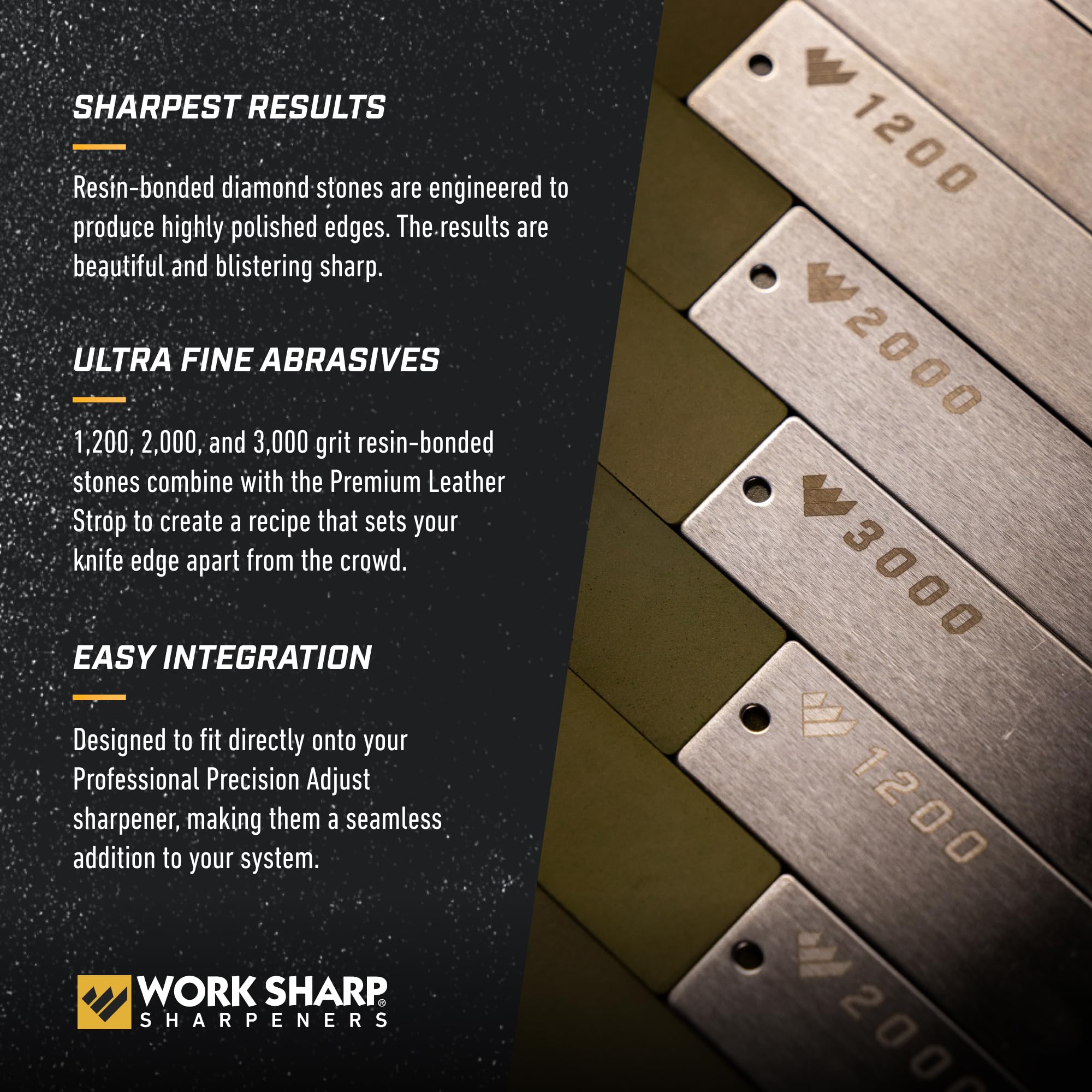 Work Sharp Premium Leather Strop 0.5 micron oxide for edge refinement