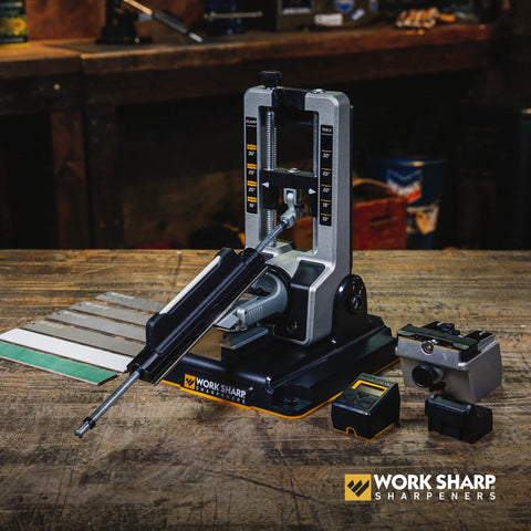 Work Sharp Professional angle indicator helps set precise sharpening angles