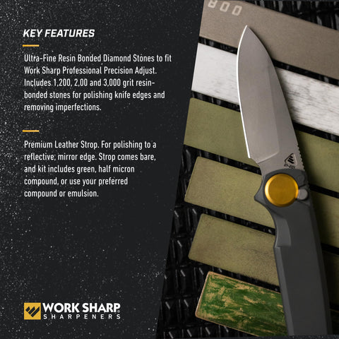 Work Sharp Professional Precision Plates 3000 grit for finishing a sharp edge