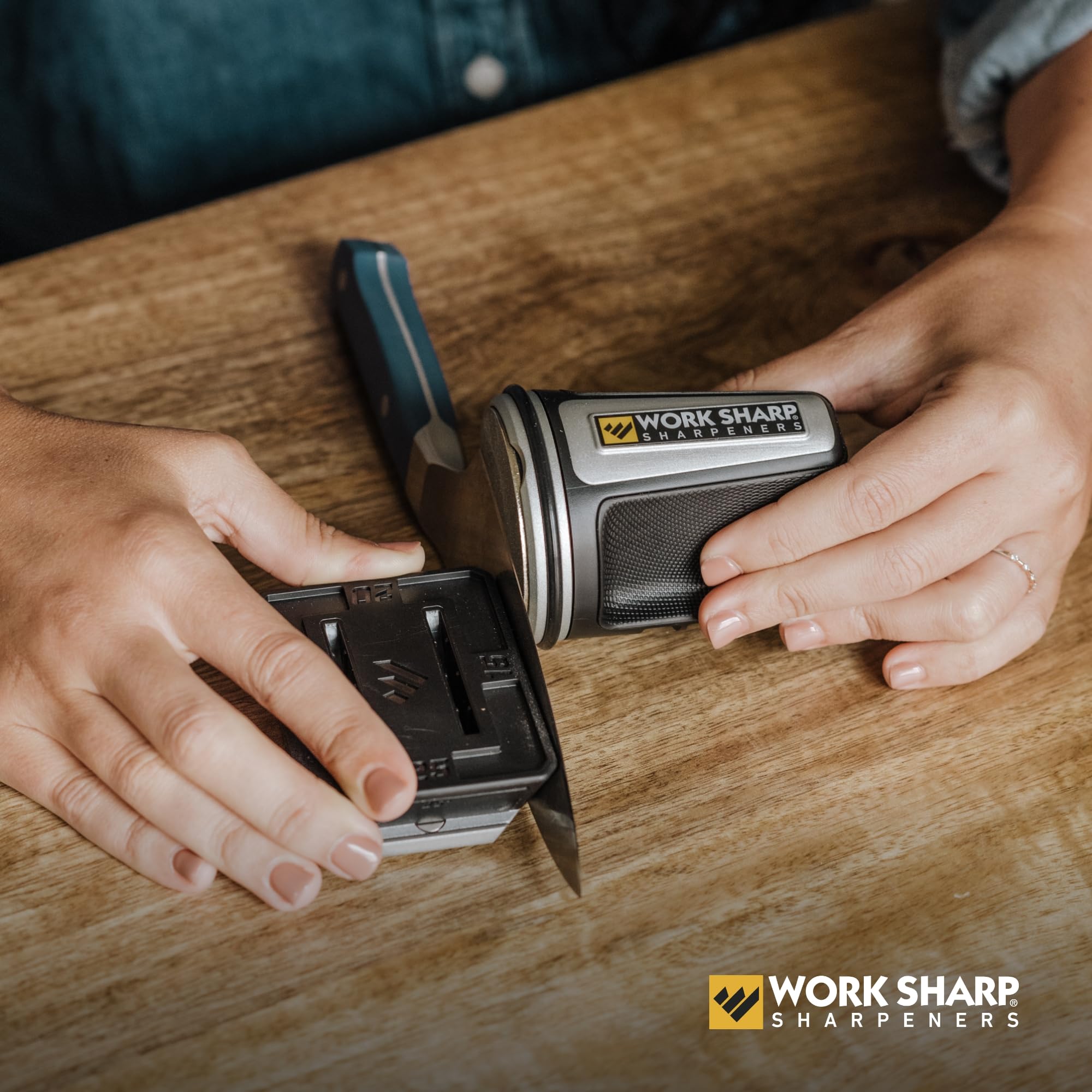 Work Sharp rolling knife sharpener 3-year warranty: trusted support from Oregon-based design