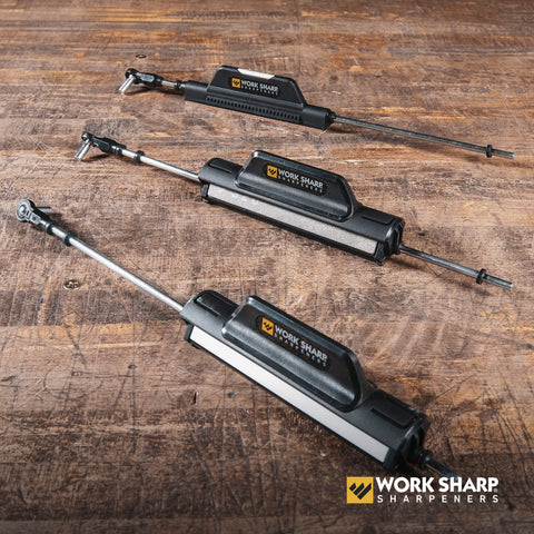 Work Sharp upgrade kit carry case neatly organizing abrasives and base.