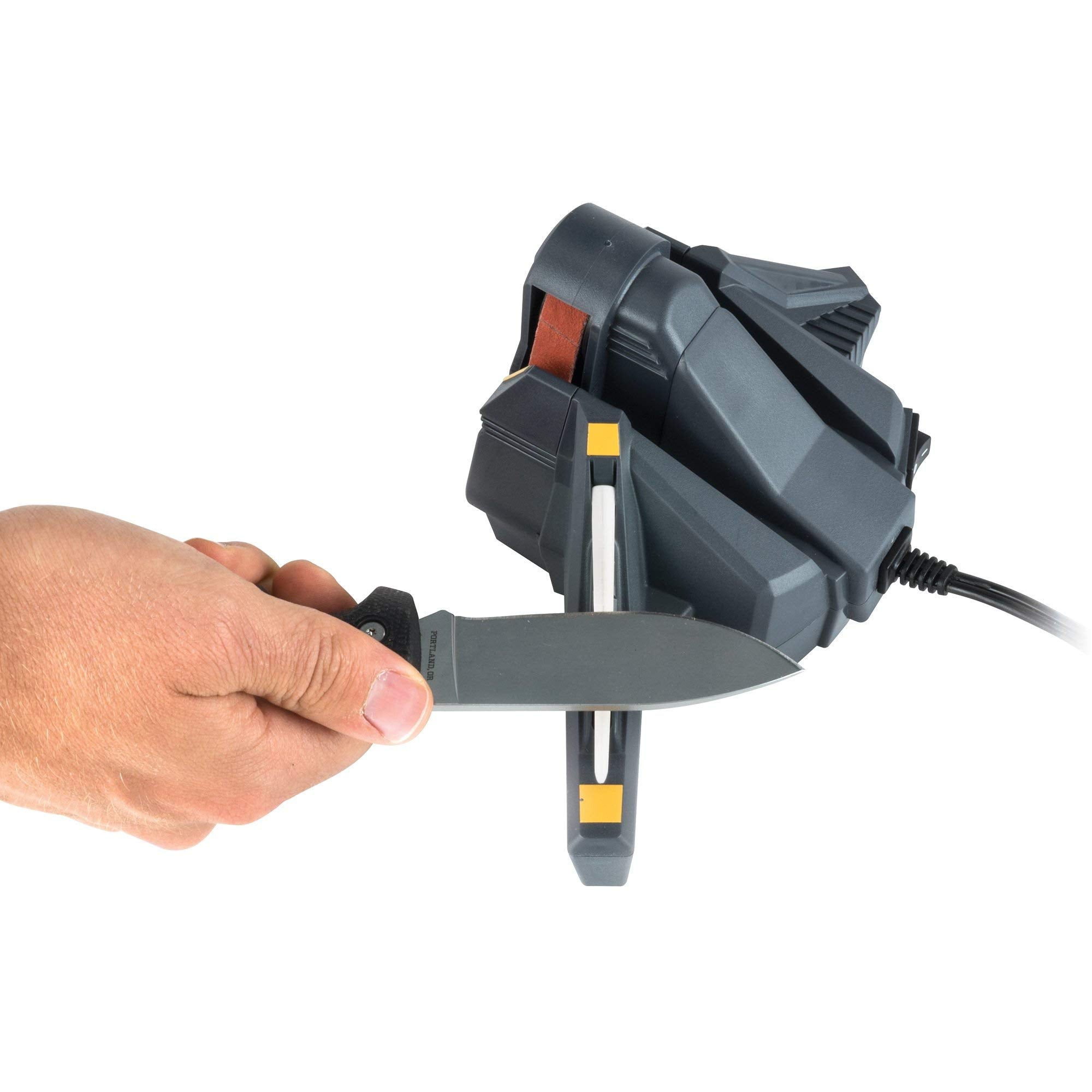 Work Sharp WSCMB belts and ceramic hone delivering cool, precise edges