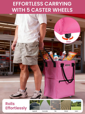 WORKPRO versatile use for groceries, laundry, moving, or camping gear.
