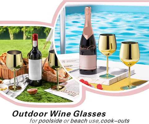 WOTOR outdoor-ready wine glass designed for poolside and camping use.