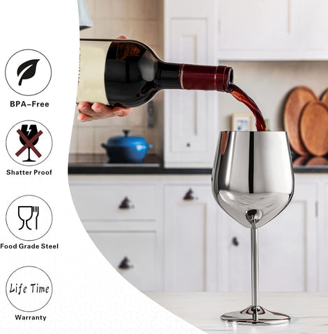 WOTOR outdoor-ready glasses for camping, poolside, and beach picnics.