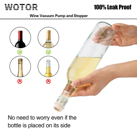 WOTOR vacuum pump in action removes air slows oxidation