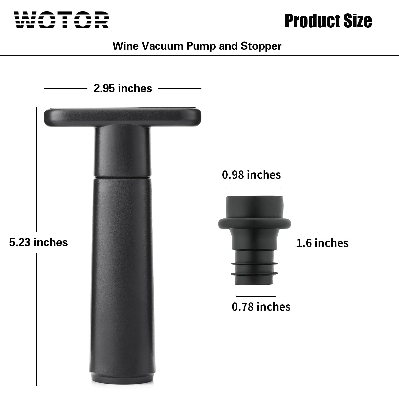 WOTOR white wine freshness visual reinforces storage without spoilage
