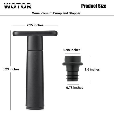 WOTOR white wine freshness visual reinforces storage without spoilage