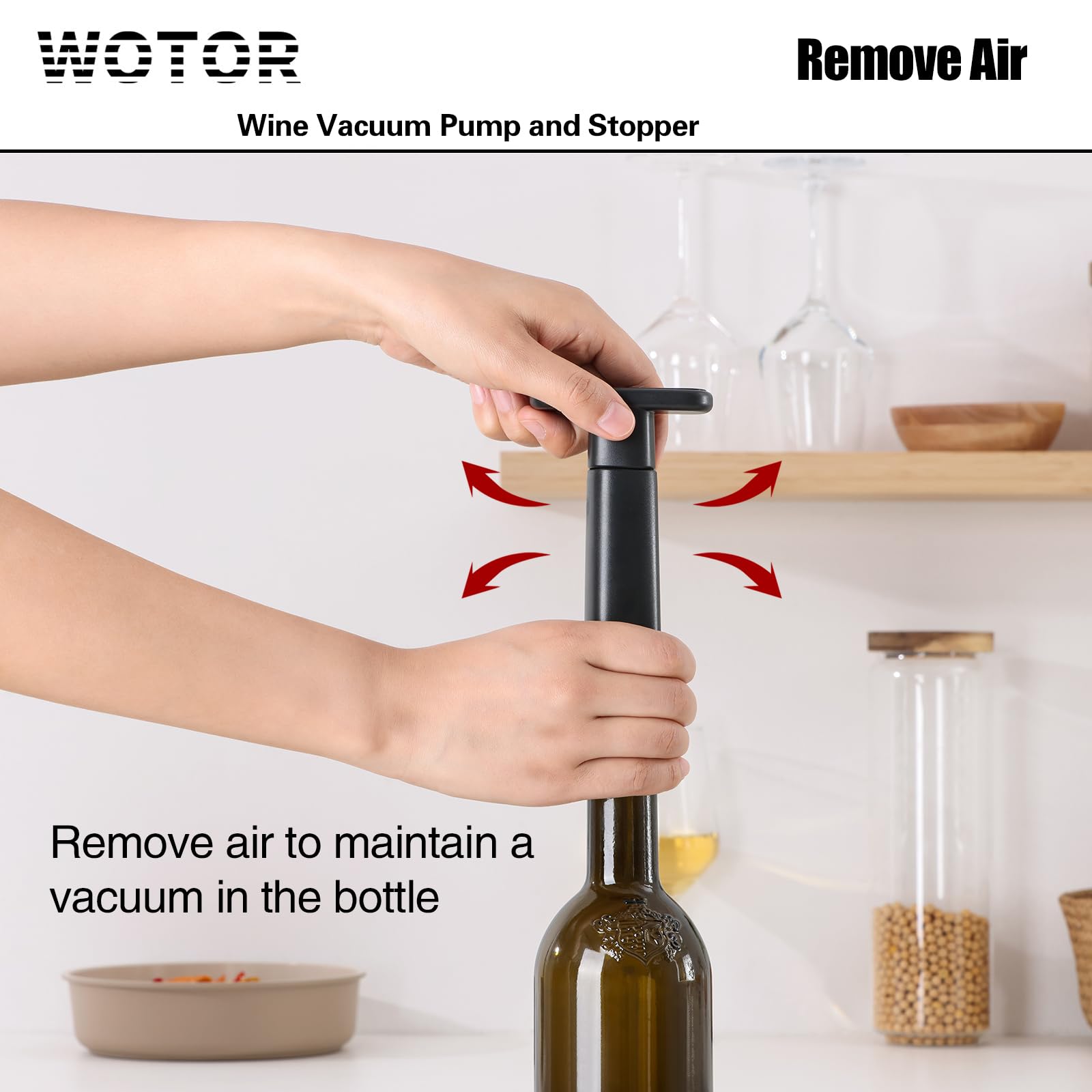 WOTOR stoppers ideal for home and hospitality use.