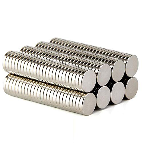 Wotoy disc magnet 8mm silver for fridge doors and whiteboards