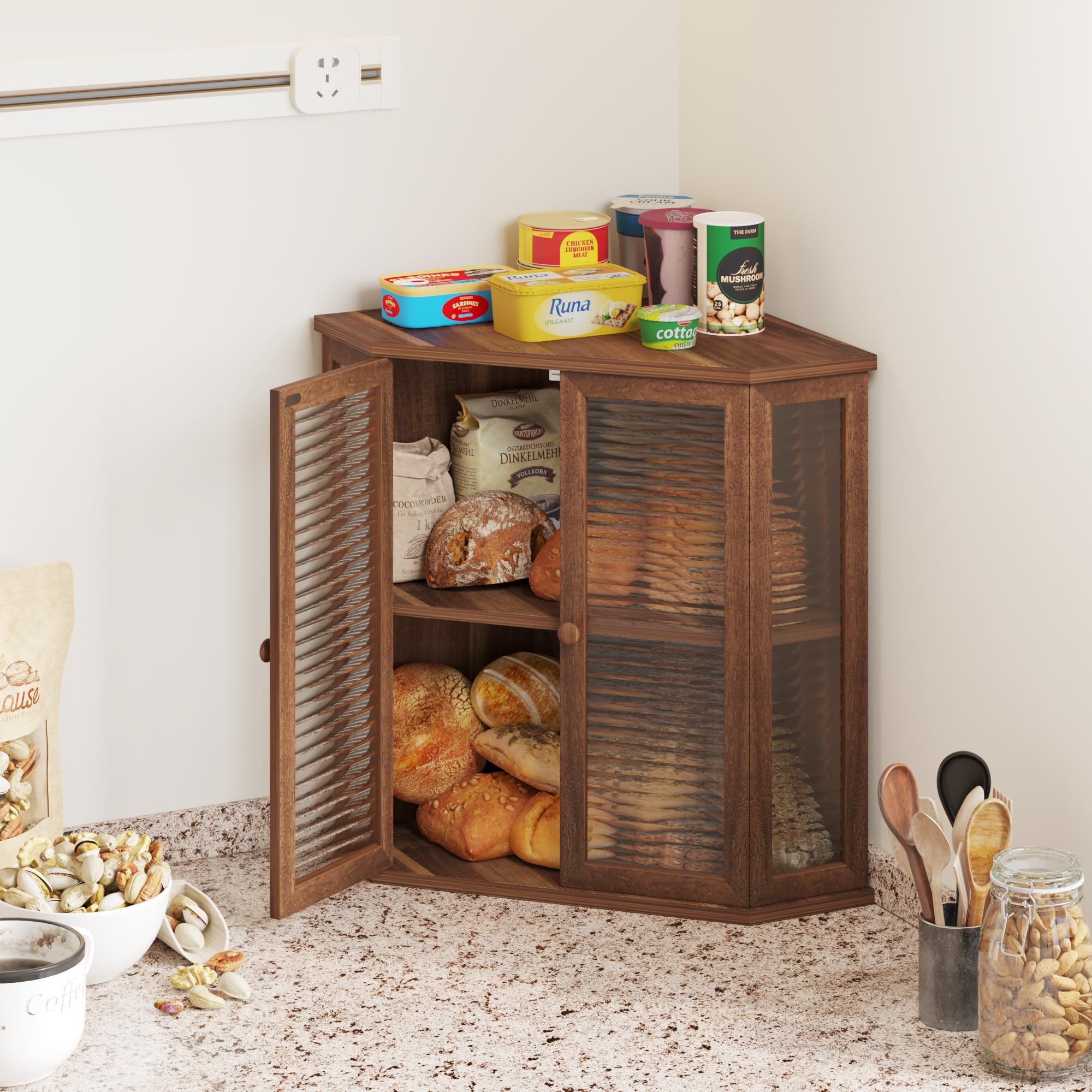 WouZglk filled baked goods display proves everyday practicality